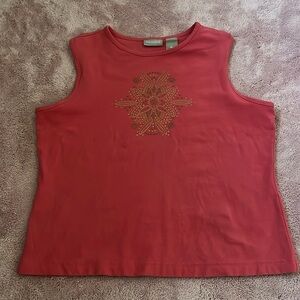 fieldgear pink tank top